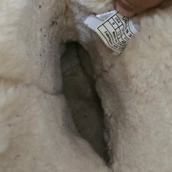 Ugg Classic Short Sparkles Sequined Brown Silver Furlined Boot Women's Size 9🌴 - Picture 7 of 8